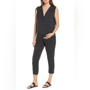 HATCH Twilight Jumpsuit - Black Batik Floral